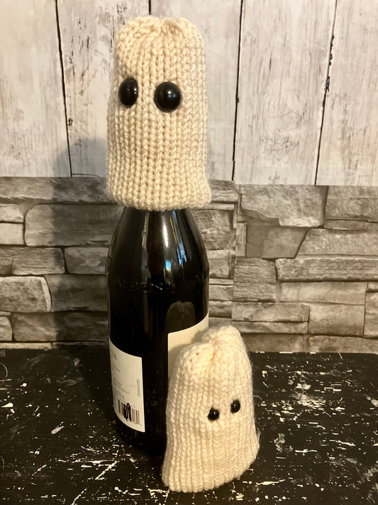 Mini Ghost Wine Toppers