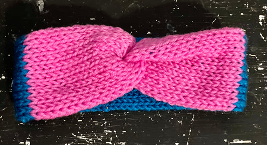 Pink and Blue Headband